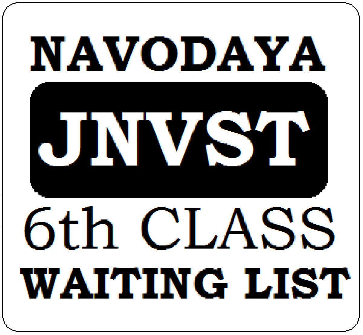 Jnvst Waiting List 2020 Navodaya 2nd List 2020 School Wise