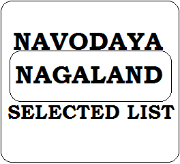 Navodaya Result 2024 Nagaland